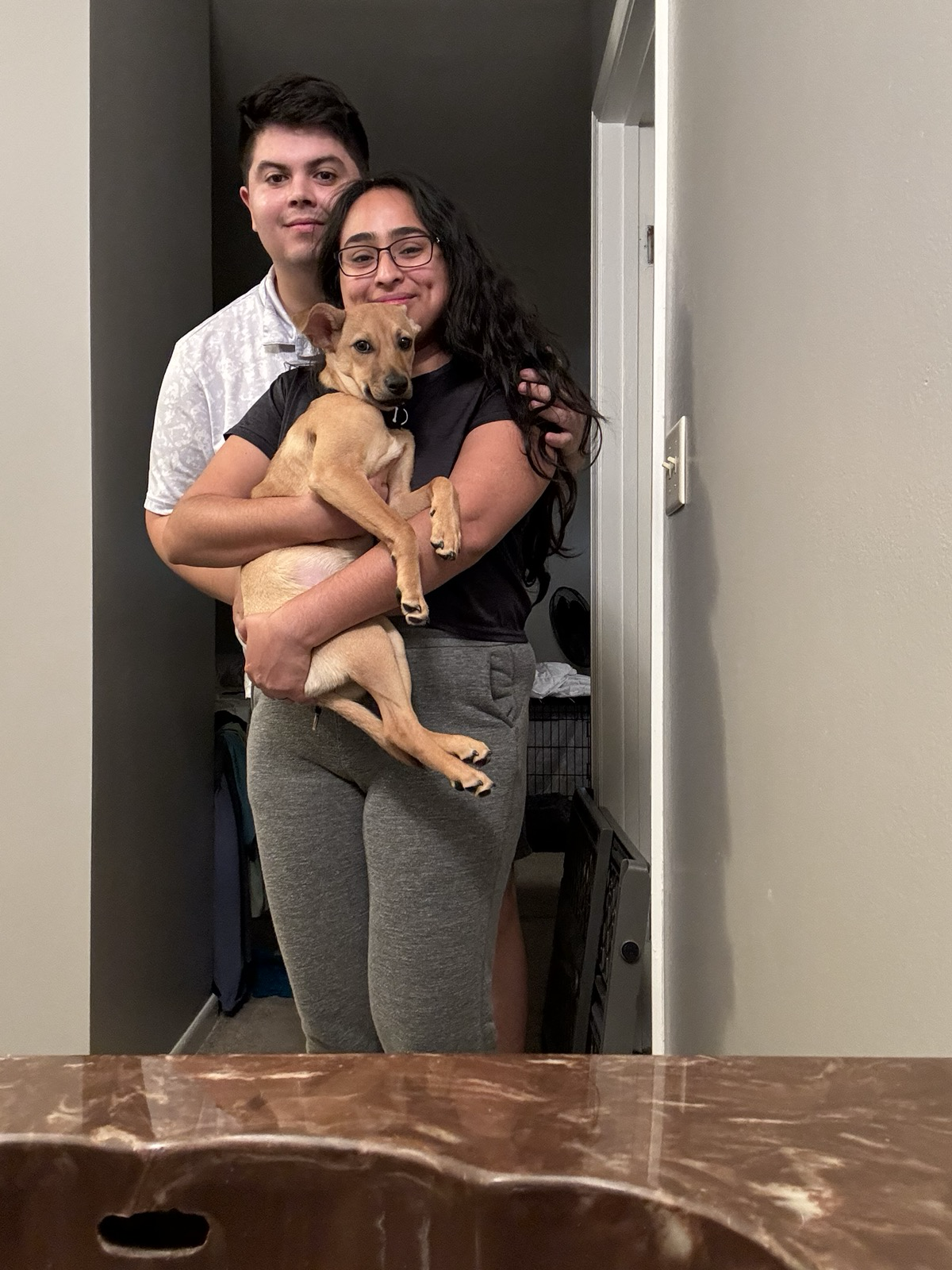 Alex with his dog